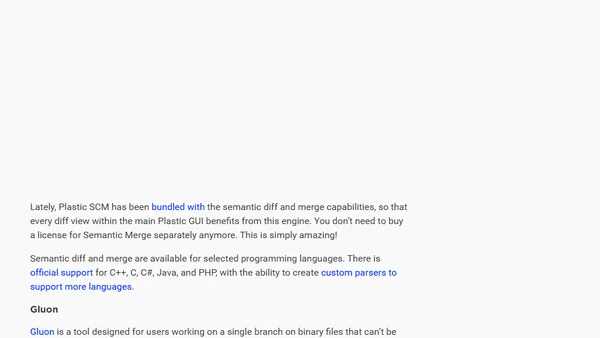 Plastic SCM Source Control for game development