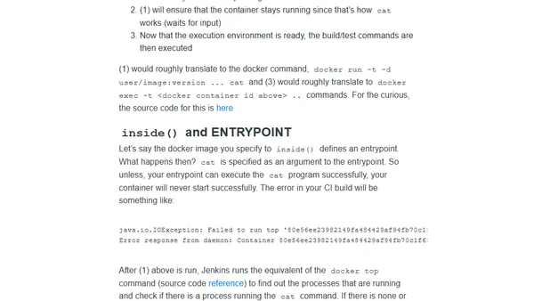 Jenkins Docker Workflow plugin - A look at inside()