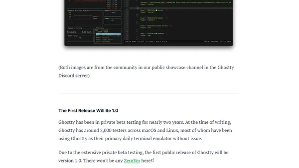 Ghostty 1.0 is Coming