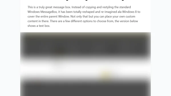 WPF Metro Part 2 - MahApps Metro