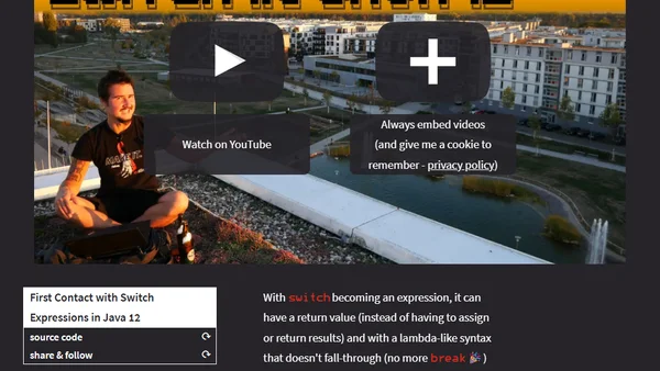 First Contact with Switch Expressions in Java 12