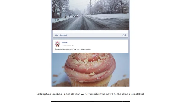 Linking to a Facebook Page from an iOS App