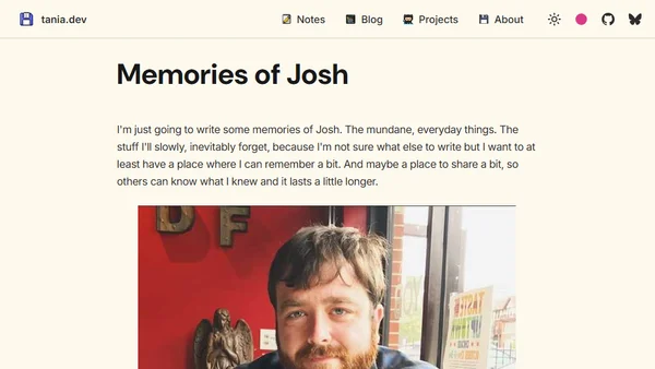 Memories of Josh