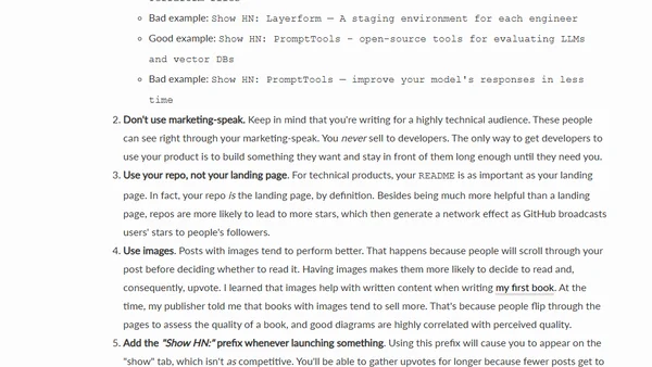 How to do a successful Hacker News launch
