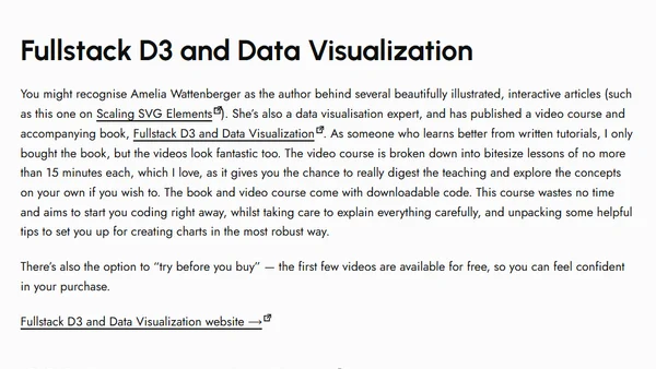 Favourite Web Development Courses