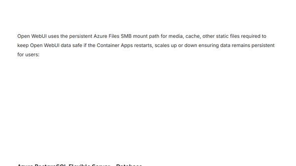 Open WebUI On Azure: Part 1 – Architecture & Deployment