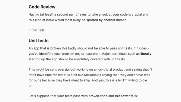 "Crap, I broke production" - How do we ensure it never happens again?