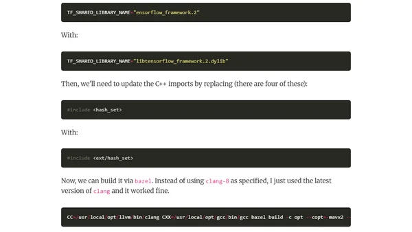 How to Install Google Scalable Nearest Neighbors (ScaNN) on Mac