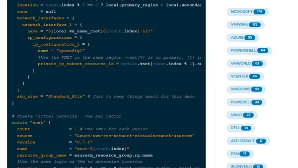 Multi-region Azure VM deployment with Terraform