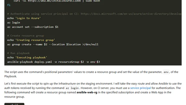 Simplifying ARM Template Deployments with Ansible