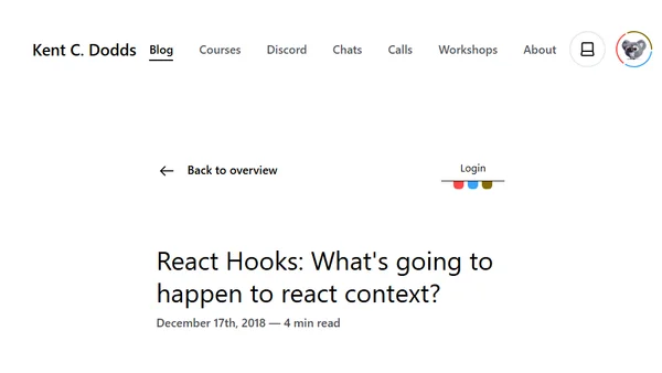 React Hooks: What's going to happen to react context?