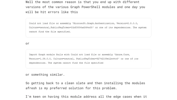 Uninstall-Graph PowerShell