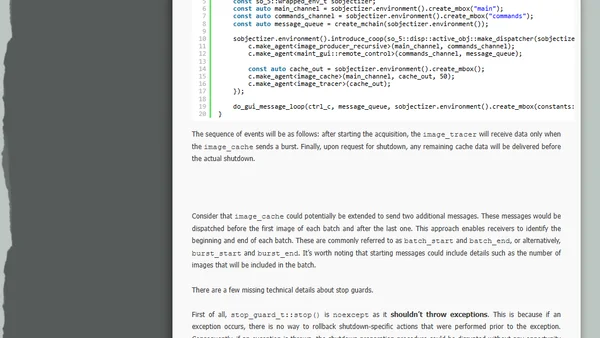SObjectizer Tales – 24. Delivering messages at shutdown