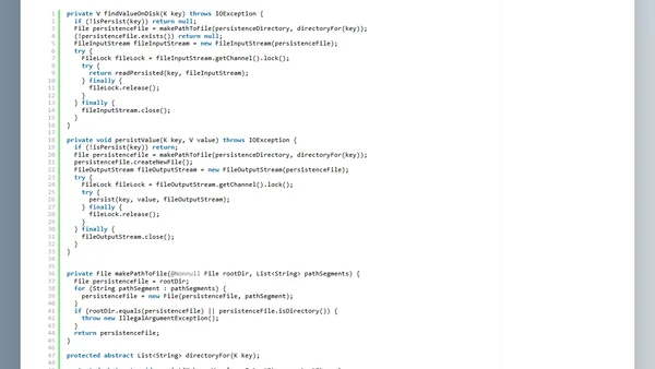 Extending Guava caches to overflow to disk