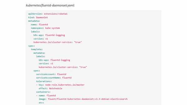Logging in Kubernetes with Elasticsearch, Kibana, and Fluentd