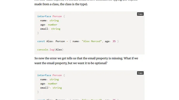 Typescript 101 - Typing, Interfaces and Enums oh MY!