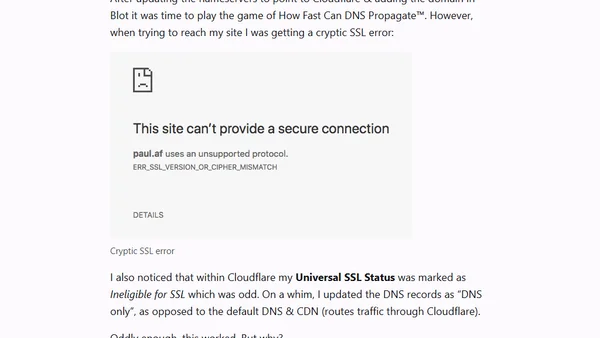 Using an .af TLD with Blot (via Cloudflare)