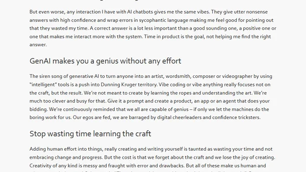 AI is Dunning-Kruger as a service