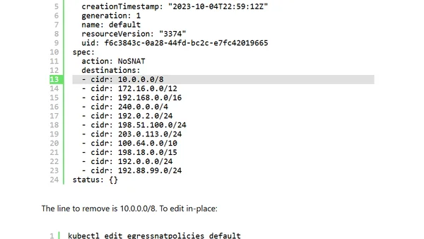Editing IP Masquerading rules for GKE Autopilot