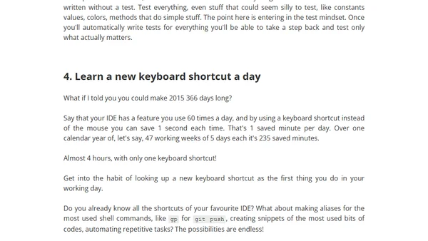 5 habits that will make you a better software developer