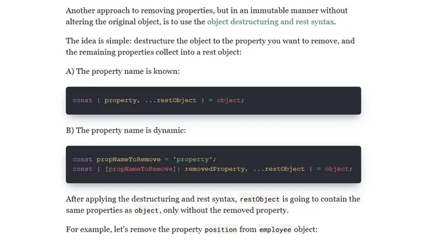 2 Ways to Remove a Property from an Object in JavaScript