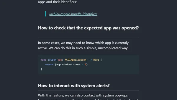 Test multiple apps using bundle identifier in XCTest