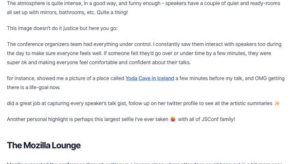 My first time at JSConf Budapest, how was it?