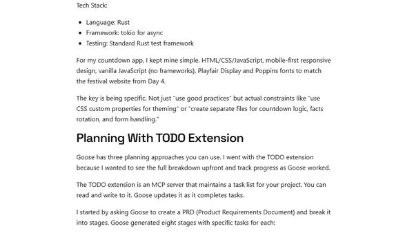 Advent of AI 2025 - Day 16: Planning With .goosehints