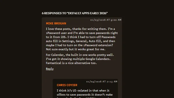 Default Apps Early 2026
