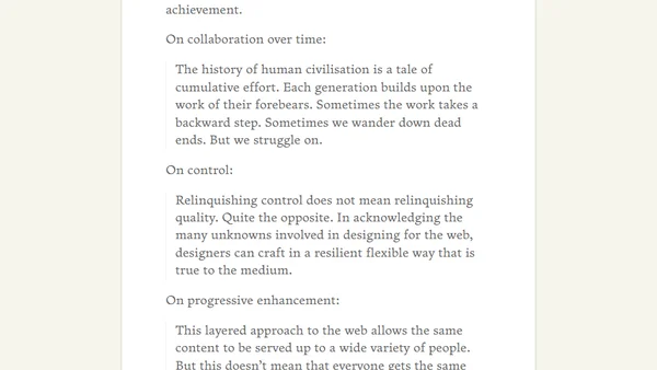 Resilient Web Design