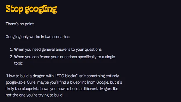 Sit down and figure it out