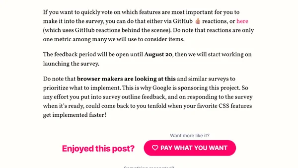 Help design the State of CSS Survey 2022!