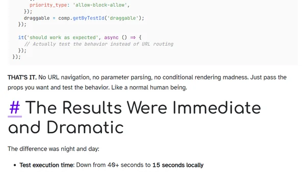 From 50% Test Failures to 99% Reliability in One Weekend