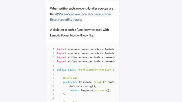 Invoking an AWS Lambda function during CDK deployment