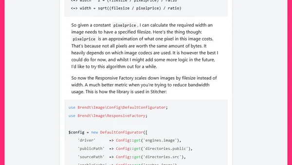Tackling responsive images - part 2