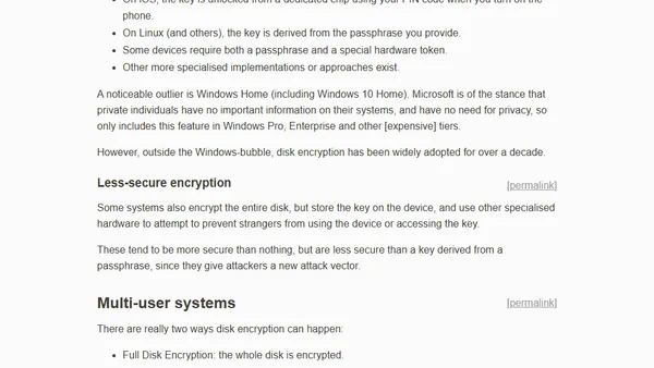 How disk encryption works
