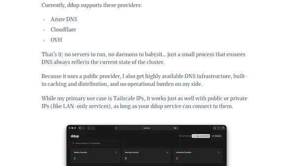 High Availability over Tailscale with DNS-based Load Balancing