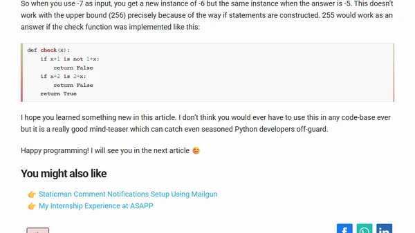 Python mind-teaser: Make the function return True