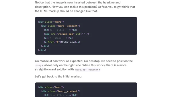 Less Absolute Positioning With Modern CSS