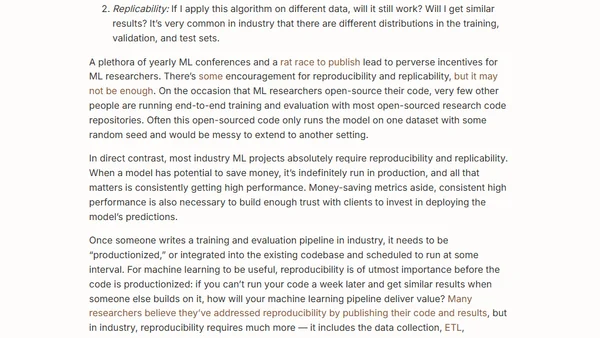 Reflecting on a Year of Making Machine Learning Actually Useful