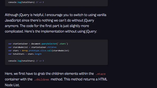 Star Rating Re-imagined with Flexbox