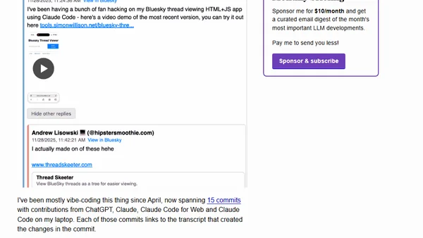 Bluesky Thread Viewer thread by @simonwillison.net
