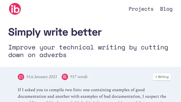 Simply write better