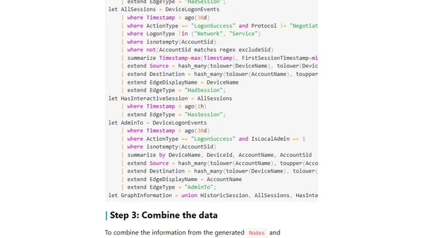 Find lateral movement paths using KQL Graph semantics