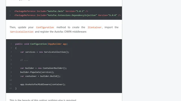 Adding OpenIddict 3.0 to an OWIN application