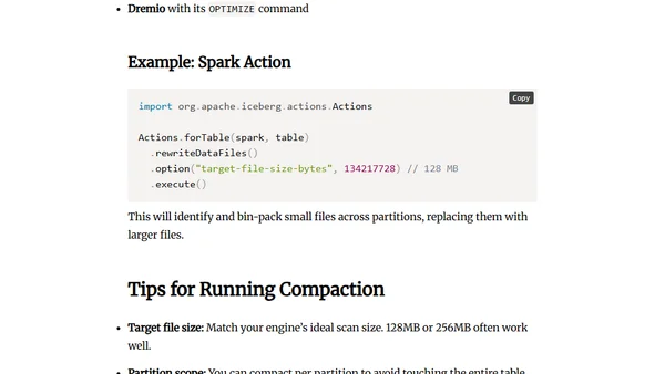 The Basics of Compaction — Bin Packing Your Data for Efficiency