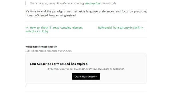 Honesty-Oriented Programming