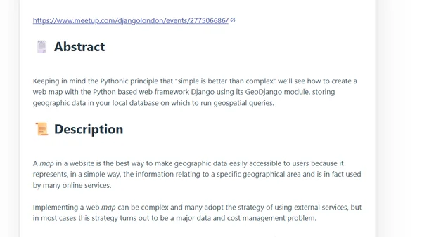 Django London Meetup 2021
