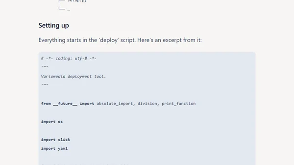 Python Application Deployment with Native Packages