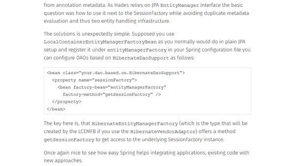 Integrating Hades into existing applications